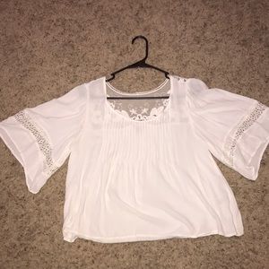 Lace casual blouse